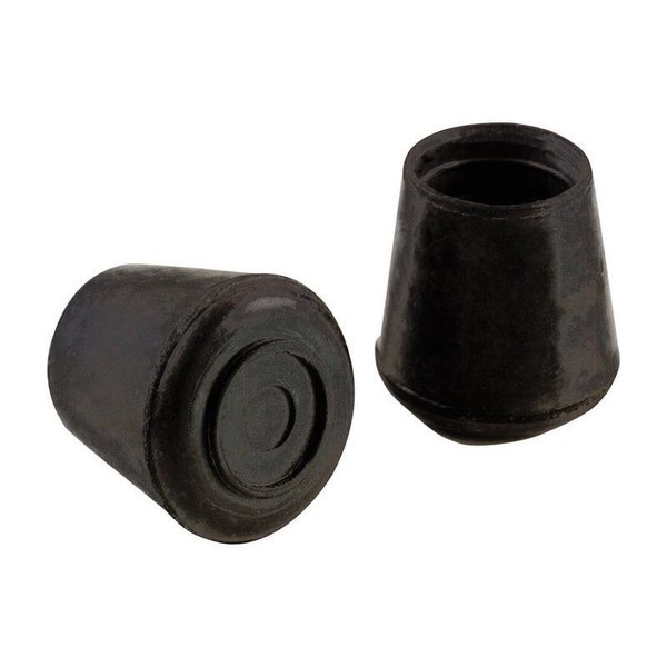 Shepherd Hardware Tip Leg Furn 1-1/8In Blk Rubb 9129